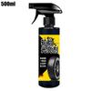 Tire Shine Foam Spray 500ml High Shine Tire Dressing Easy To Apply Spray UV Protection User Friendly Tire Care Spray For Precise