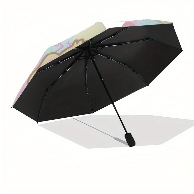 Sugar bunnies Automatic Open/Close Umbrella-Cute Umbrella with Cute Design, Portable 3-Fold Compact Umbrella for Men & Women, Halloween Chri
