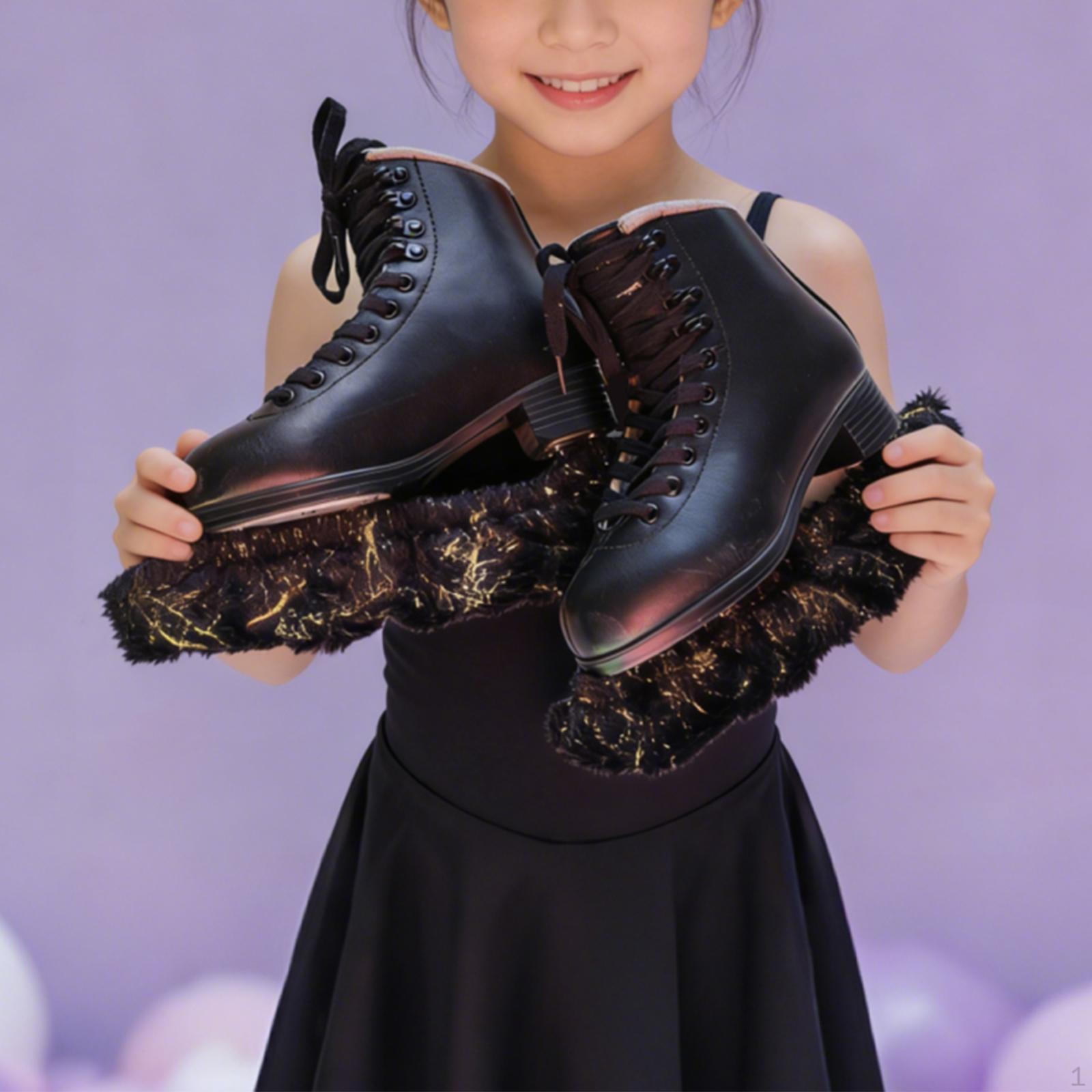 

Ice Skate Blades Covers Hockey Soakers Water Absorbent Portable Soft Winter Supply Protection