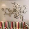 Acrylic Mirror Wall Sticker Removable 3D Wall Decal for Living Room Bedroom Bathroom Studio