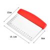 6.5 inch Stainless Steel Flour cutter Pizza Cutter Smoother with Measuring Scale Baking Spatulas kitchen tools accessories