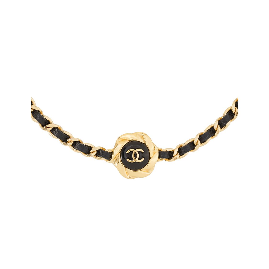 

Chanel Класичний Логотип Підвіска Металеве Намисто Жіноче намисто Чорний AB8833-B08644-NJ235 Box+Padding Board,F,Black