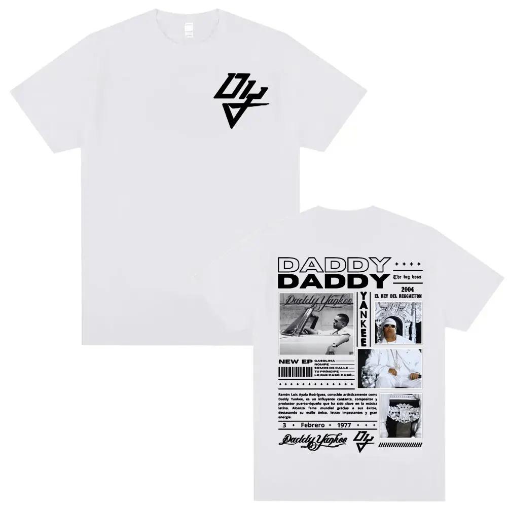 2026 Rapper Daddy Yankee Tour Merch T Shirt Unisex s Women Clothing Fashion Gothic Oversized T Shirts Unisex Summer Casual -shirt S