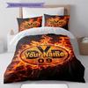 Bvb Fan Gear Custom Name Pattern Bedding Quilt Set Quilt Cover Pillowcase Home Birthday Gift(1 * Duvet Cover + 2 * Pillowcase, Without Core)