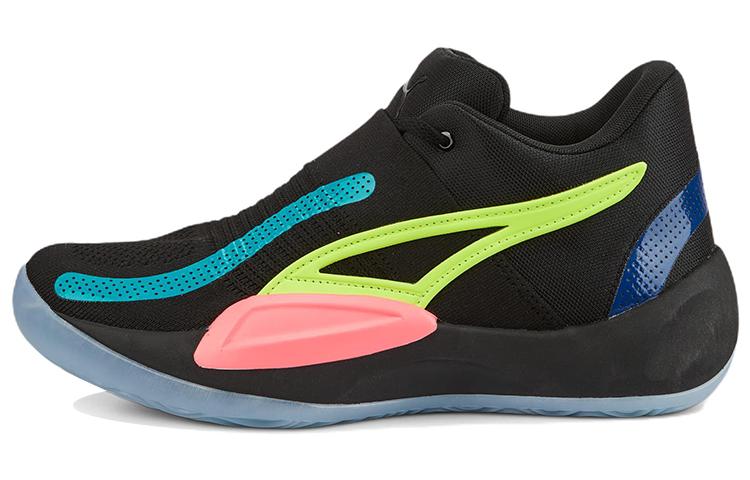 PUMA Rise Nitro Black Sunset Glow 377012-03 43