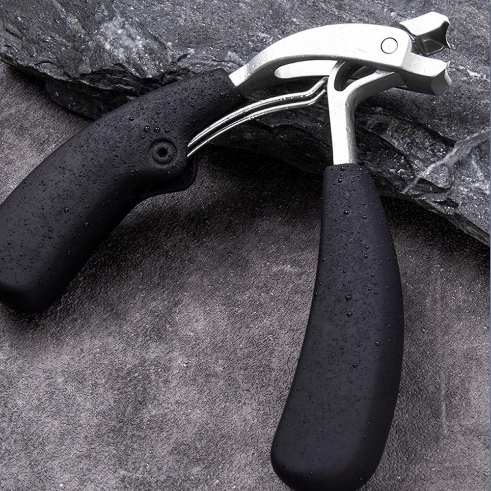 High Quality Large Opening Curved Nail Clippers Portable Storage Nail Curved Trimmer Thick Toenails Convenient Nail Tools