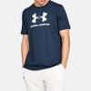 Under Armour Sportstyle Training Sports Crew Neck Fitted Straight Cut Short Sleeve T-Shirt Men Tops Blue 1329590-408
