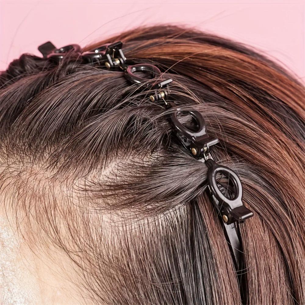 1 Pack Multi-layered Toothed Hair Clip, Practical Non-slip Style, Suitable for Washing Face Updo / High Ponytail Fixing / Daily