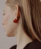 Tatiana Flat Heart Color Earrings Ec1350