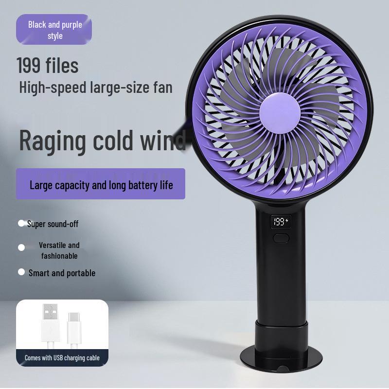 

Handheld Mini Desktop Fan: Portable Summer Essential for Students and Gifts 25x12.6x8.5 cm