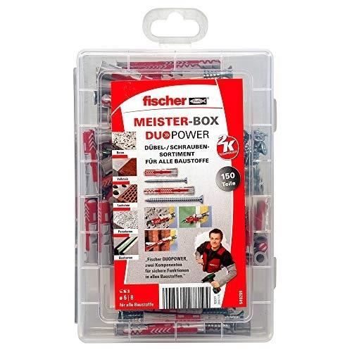 Boîte À Outils - FISCHER - 540299 DUOPOWER - Courte-longue - 150 Chevilles - Plastique Et Acier