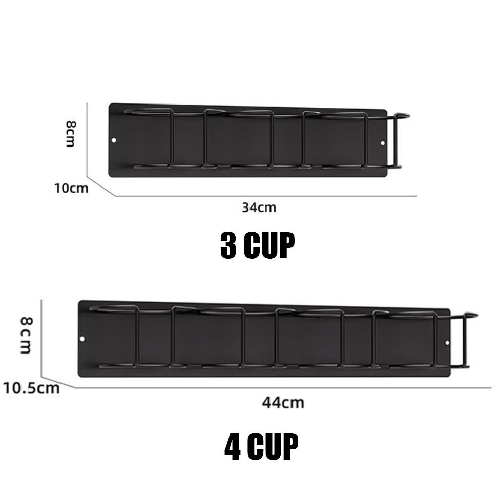 Rust-Proof Storage Rack Sturdy Magnetic Cup Caddy Magnetic Cup Storage Rack Water Bottle Holder With Strong For Water