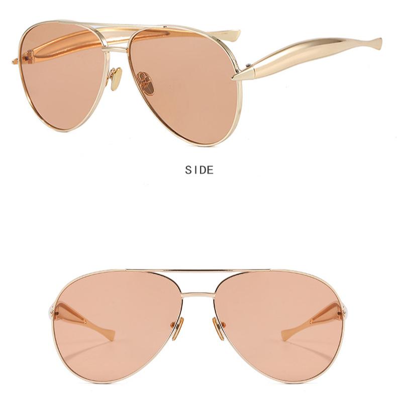 Lunettes de soleil pour femmes, lunettes de soleil rétro en métal pour hommes.