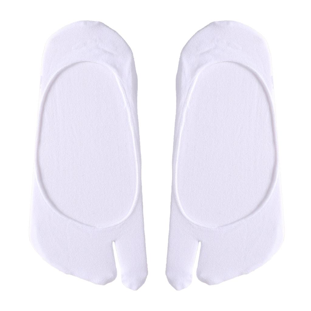 Summer Outdoor No Show Tabi Two Toe Socks Invisible Liner Boat Ankle Toe Socks for Women Ladies