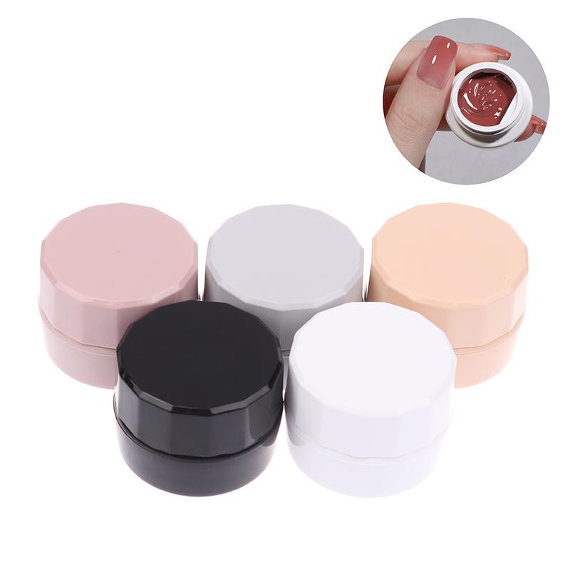 5G Empty Plastic Nail Art Cosmetic Containers Jar Face Cream Pot Nail Gel Powder Box Makeup Lotion Tool Trial Sample Packaging