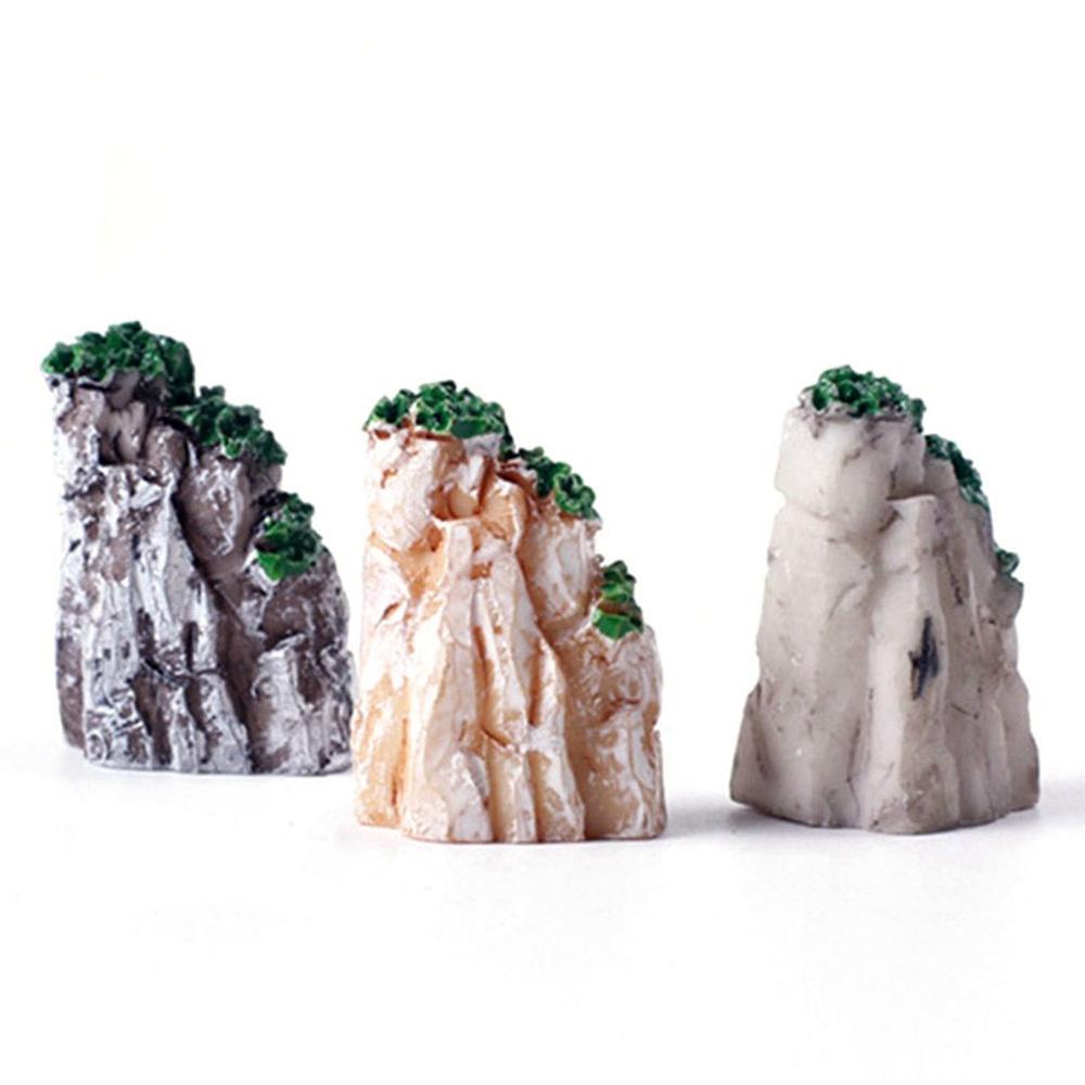 

Landscape DIY Dollhouse Mini Mountain Miniature Garden Supply Bonsai Ornaments Home Decoration random