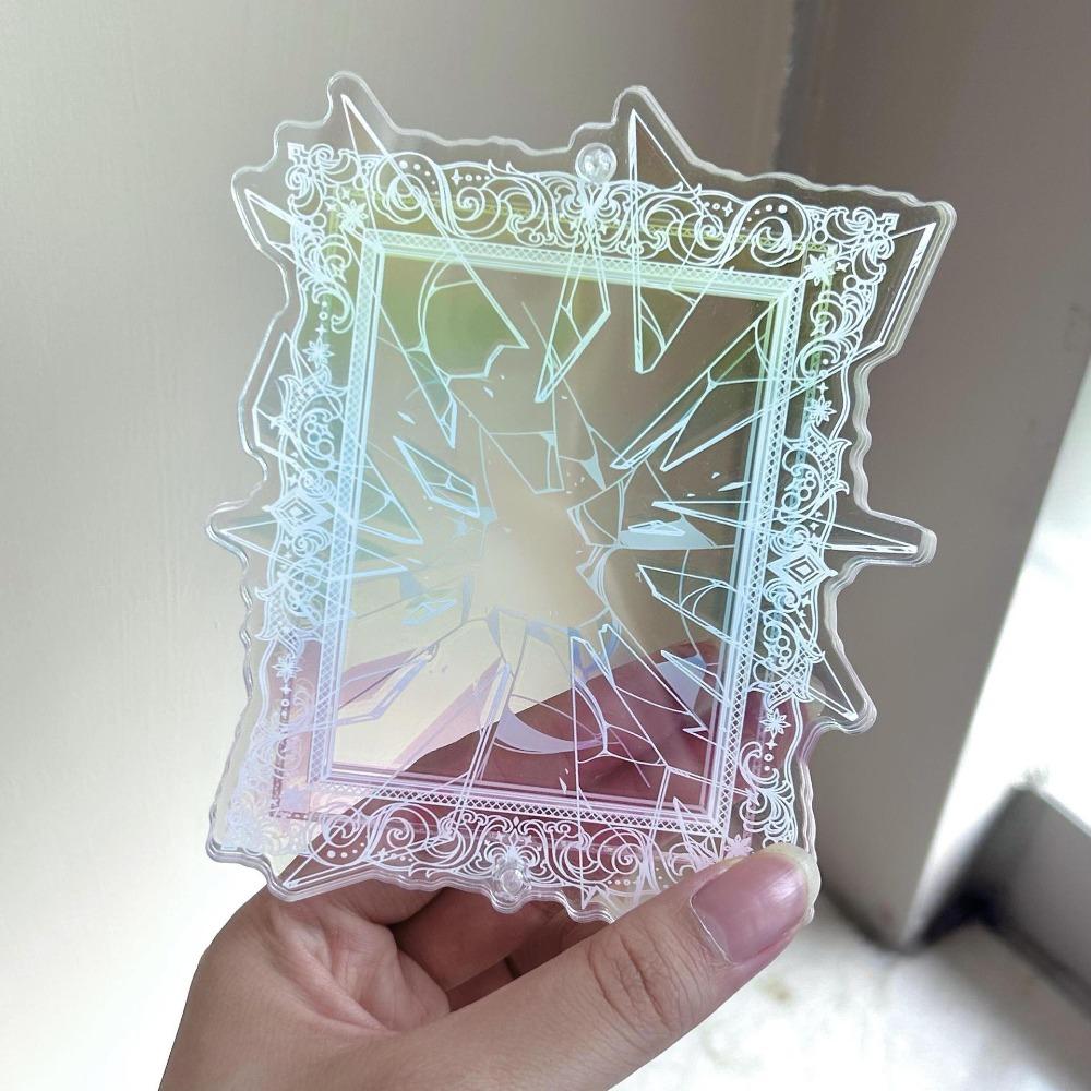 Transparent Card Protective Case Waterproof Photo Card Holder Cute Idol Card Display Stand Gifts