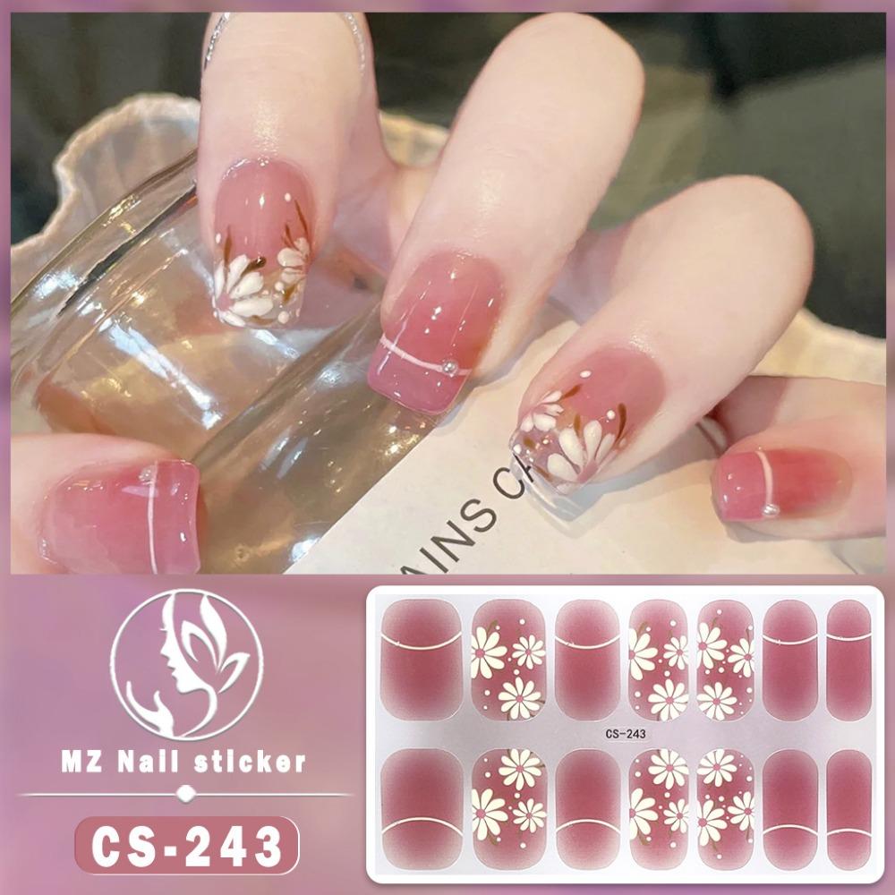 

2025 Новий водостійкий гель-лак плівка повна наклейка японський та корейський стиль весна та літо нейл-арт плівка папір для нігтів плівка папір патч