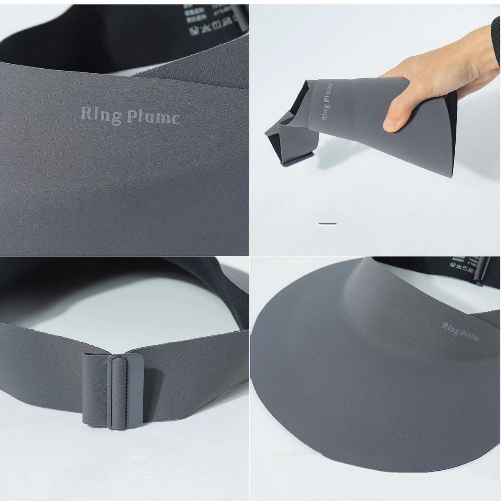 UV Protection Sunscreen Empty Top Cap Large Brim Visor Cap Fashion Summer Sun Hat  Sunshade