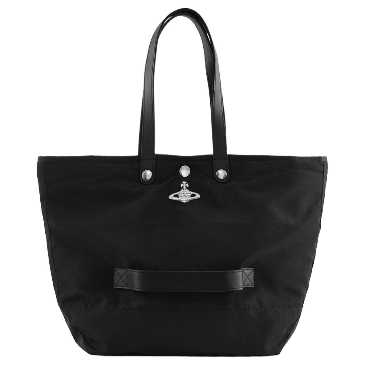 

VIVIENNE WESTWOOD Silver Hardware Snap Closure Recycled Polyester Shoulder Bag Unisex Bags Black 4205007NUW019EBLACKSILVERHW Basic Set (Bag+Dust Bag)