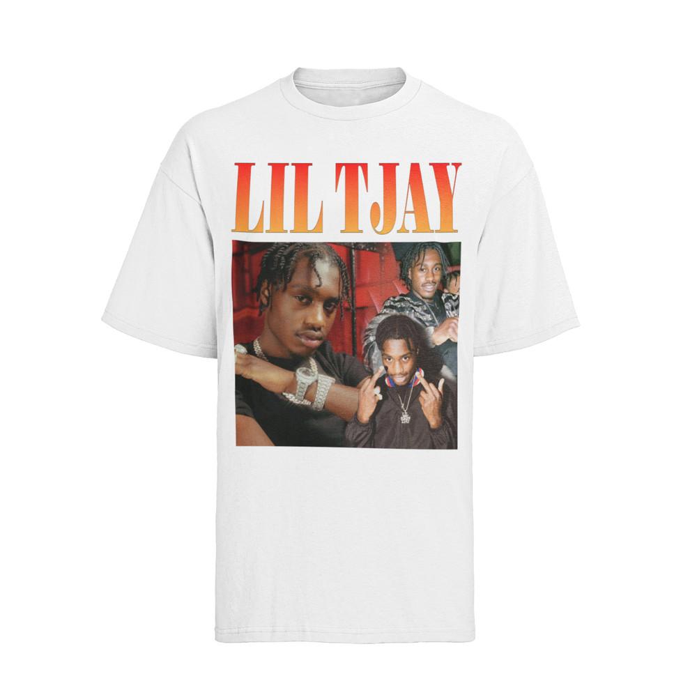 

LIL TJAY Tione Jayden usa rapper fan concert women s cotton shirt S-XXXL oversized S