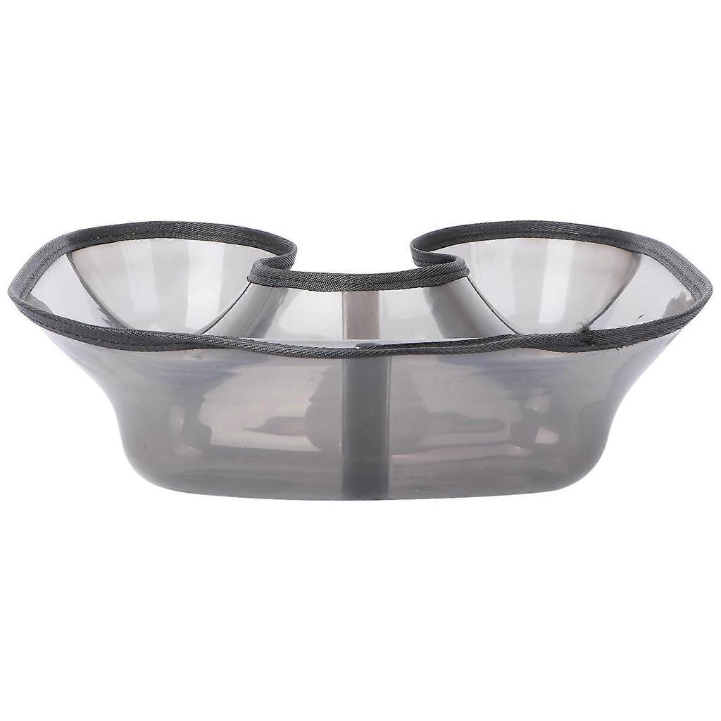 Perm Neck Bowl Professional Hairdressing Tool For Home Hairdressing Black 35x33x8cm Water Collection 1Pack
