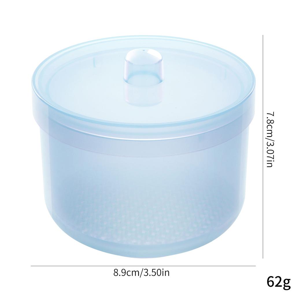 Nail Drill Bits Disinfection Box Double Layer Filtration Cleaning Box Manicure Storage Case Nail BrushCleaningContainer Nail Box