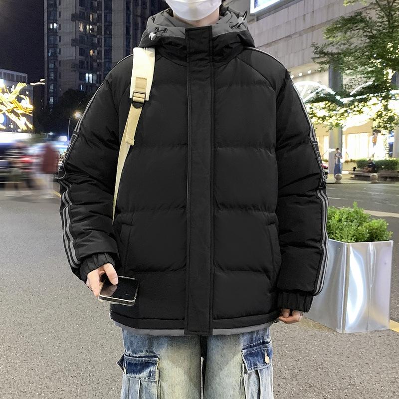 Cotton Clothes Men's New Winter Down Cotton Jacket Loose Thickened Cotton Clothes Bread Clothes Jacket