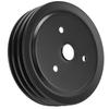 Metal Crankshaft Pulley Short Water Pump Pulley Replacement for Chevy SBC 262 350 400 Engine