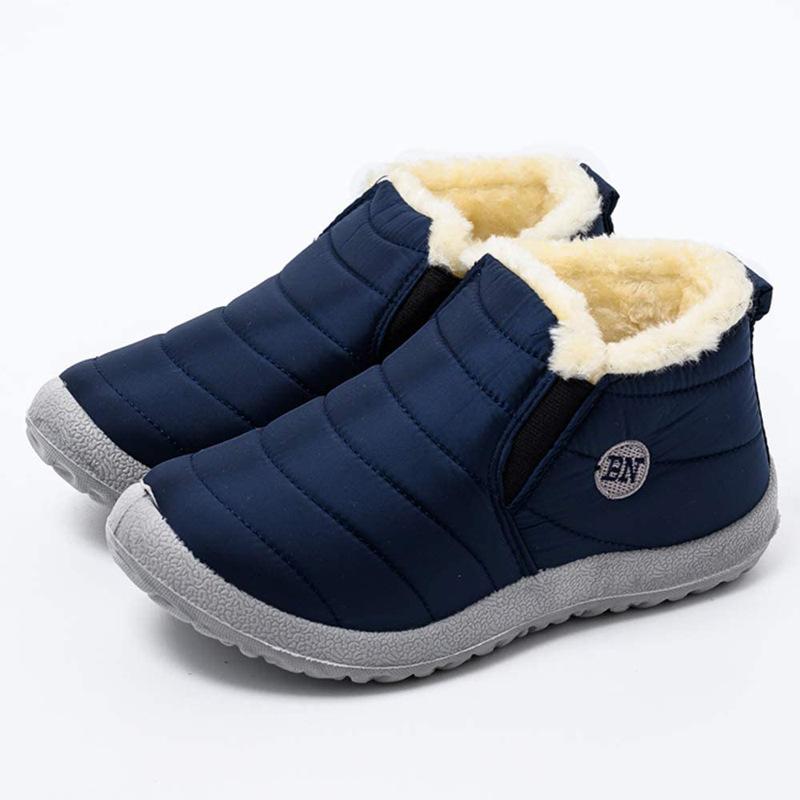 New Product Waterproof Wear Resistant Lightweight Elderly Shoes with Thick Velvet Casual Anti Slip Snow Boots In Large Size