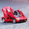 Ferrari LaFerrari Laboratory Supercar Simulation Diecast & Toy Vehicles Sounds & Light Pull Back Car 1:32 Alloy Model Birthday Gifts