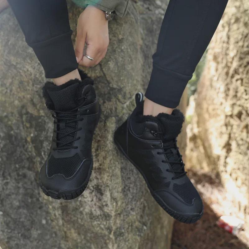 2024 Winter Mid-Cut Breathable Hiking Snow Boots for Couples