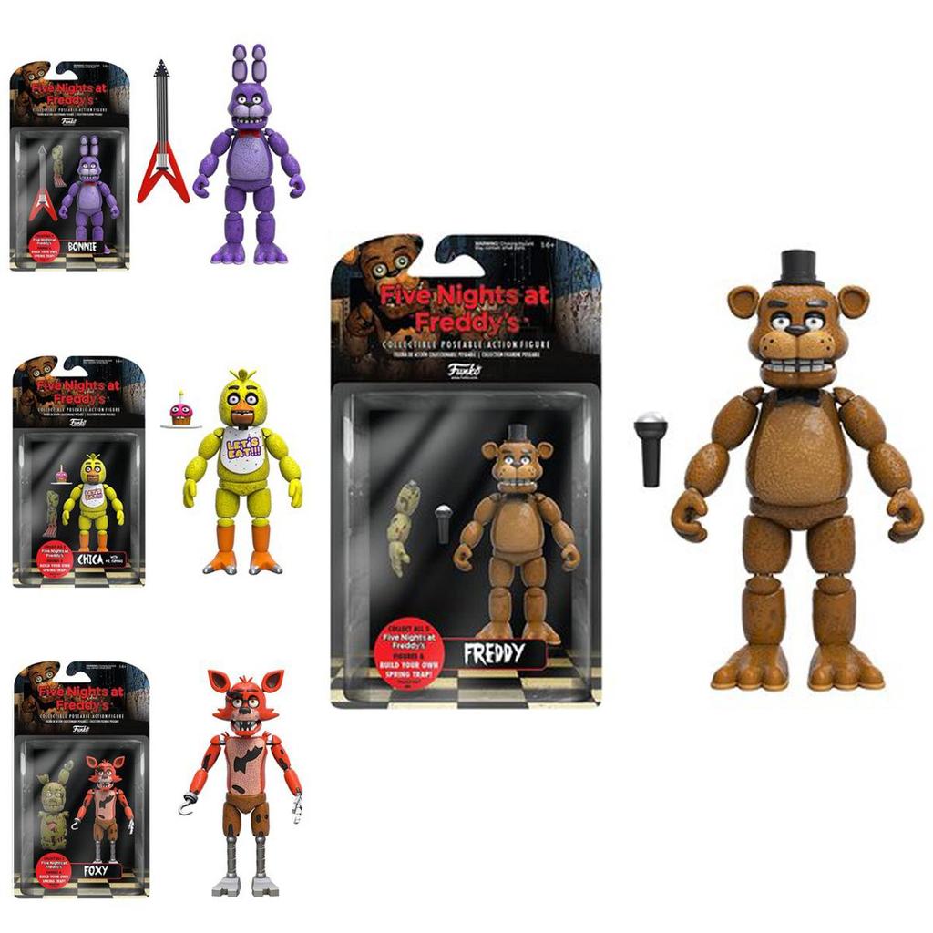 Fnaf Funko Five Nights At Freddy's Action Figure Articulated Golden Freddy For Kids