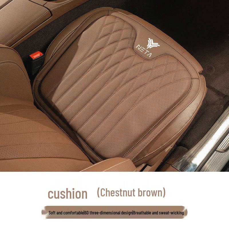 Universal Nezha Car Seat Cushion with Lumbar Support for V/U/AYA/GT/L/X/S Models - All-Season Comfort