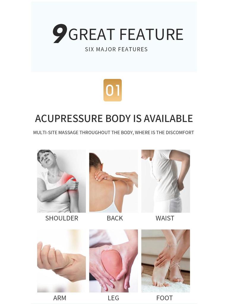 Dual-Hole Electronic Pulse Meridian Massager with Microcurrent