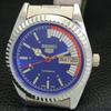 VINTAGE REFURBISHED SEIKO 5 AUTOMATIC 6309A JAPAN MENS BLUE DIAL WATCH A440837-9 Sk-a440837-1
