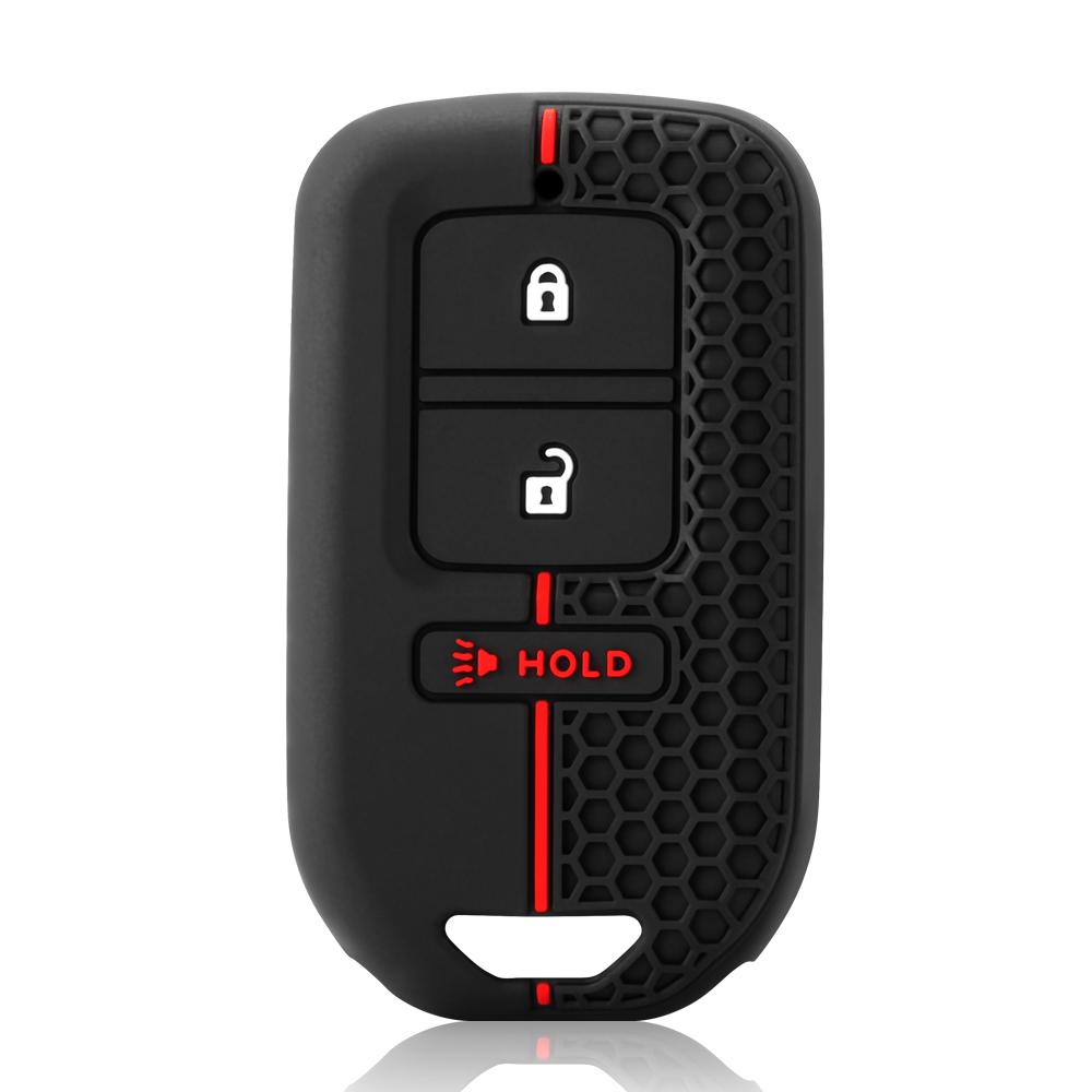 Fasion Silicone Car Remote Key Cover Case For Honda Accord Ex Exl Civic Crv Hrv Pilot Ridgeline - Pocketor