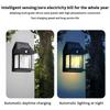 Solar Powered Outdoor Courtyard Tungsten Wall Lamp Retro Sensing Lighting Waterproof Outdoor Garden Energy-Saving Street Lamp