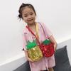 Kids Mini Purse Cute Fruit Strawberry/Pineapple Crossbody Bags For Girls Coin Pouch Child Baby Messenger Bag