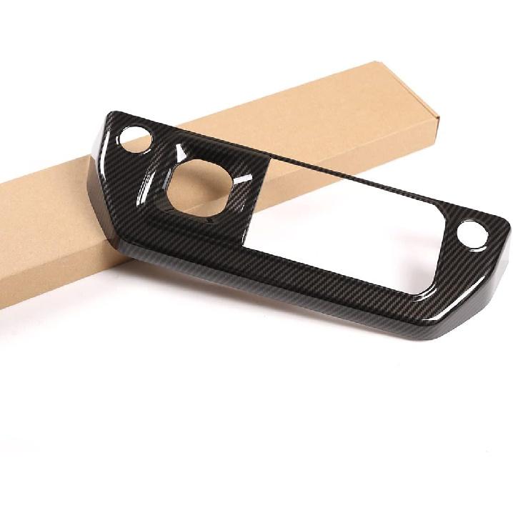 PIUGILH Auto Mittelkonsolen-Rahmenabdeckung & Klimaschalter-Panel Innenverkleidungszubehör für Land Rover Defender 110 2020 2021 2022 2023