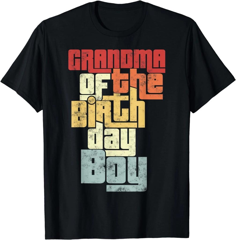 Grandma of the Birthday Boy Grandson Matching Family Gift Unisex T-Shirt