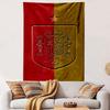 "Spain Emblem with Red and Gold Design" Patterned Tapestry Home Decor, Suitable for Bedroom and Living Room, Gift