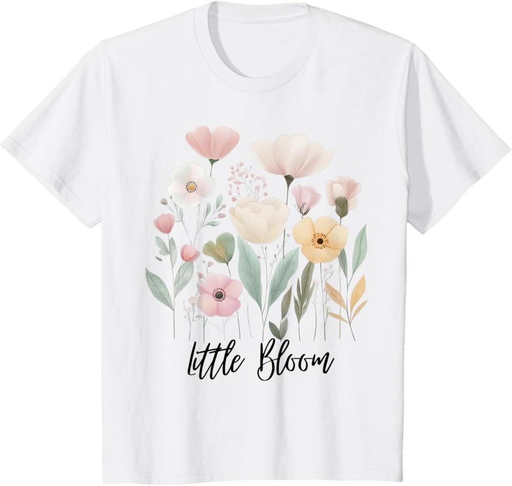 Kids Little Bloom Boho Floral Wildflower TShirt S