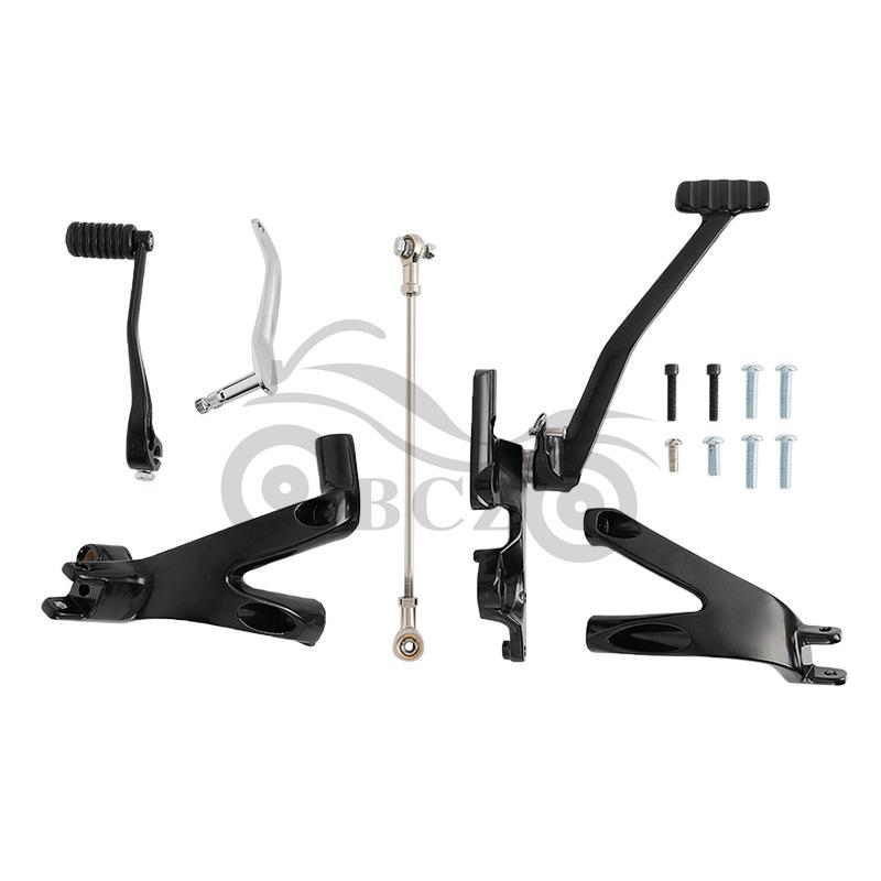 Front Foot Peg & Gear Shift Assembly for Harley Softail, Street Bob & Road King (2018-2023)