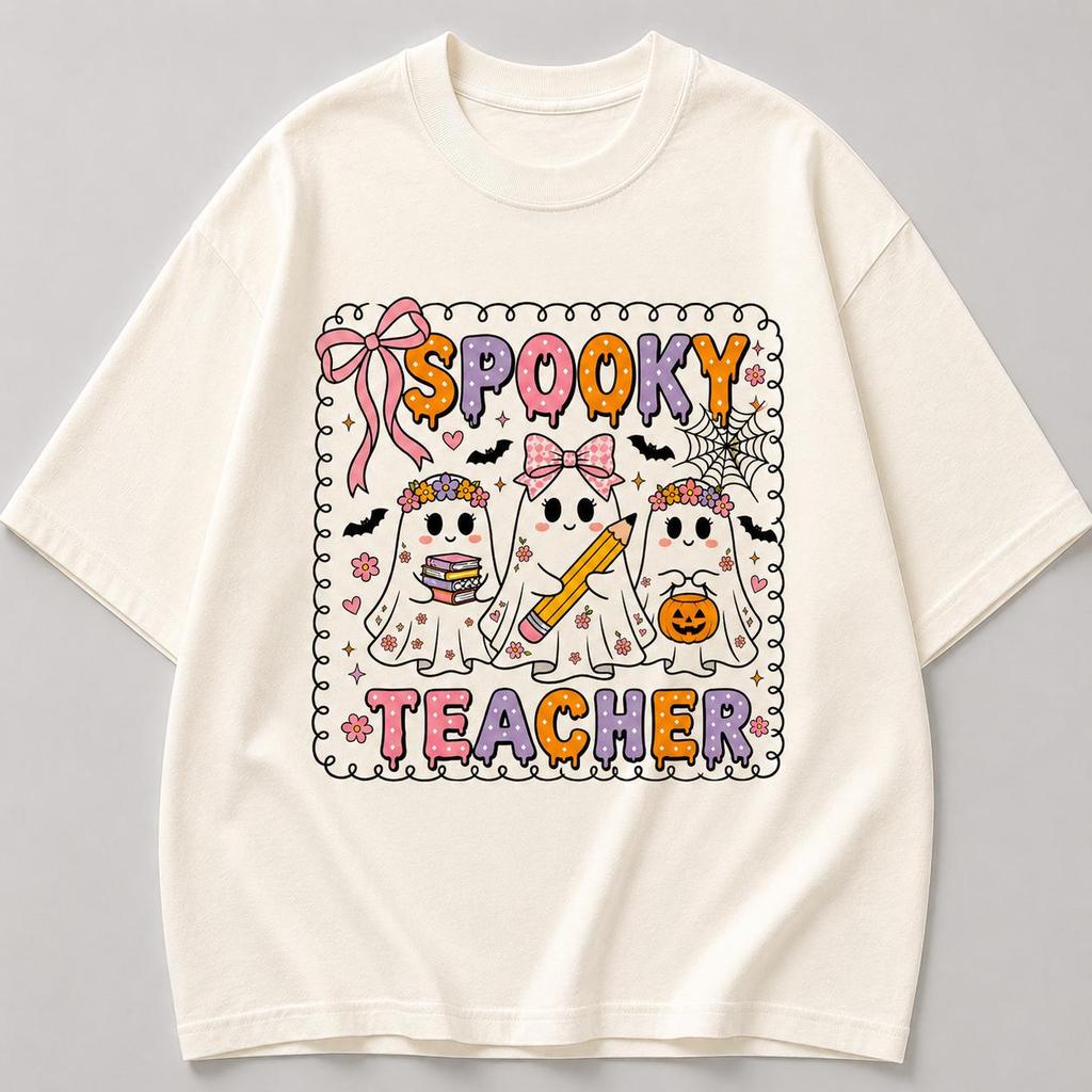 Spooky Teacher Halloween T-Shirt