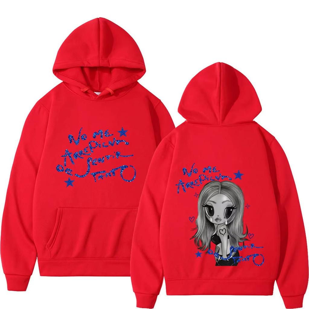 Hot Sale Karol G No Me Arrepiento De Sentir Tanto Album 2026 Hoodie Men Women Harajuku Vintage Printed Sweatshirt  Trendy Streetwear for Daily Looks