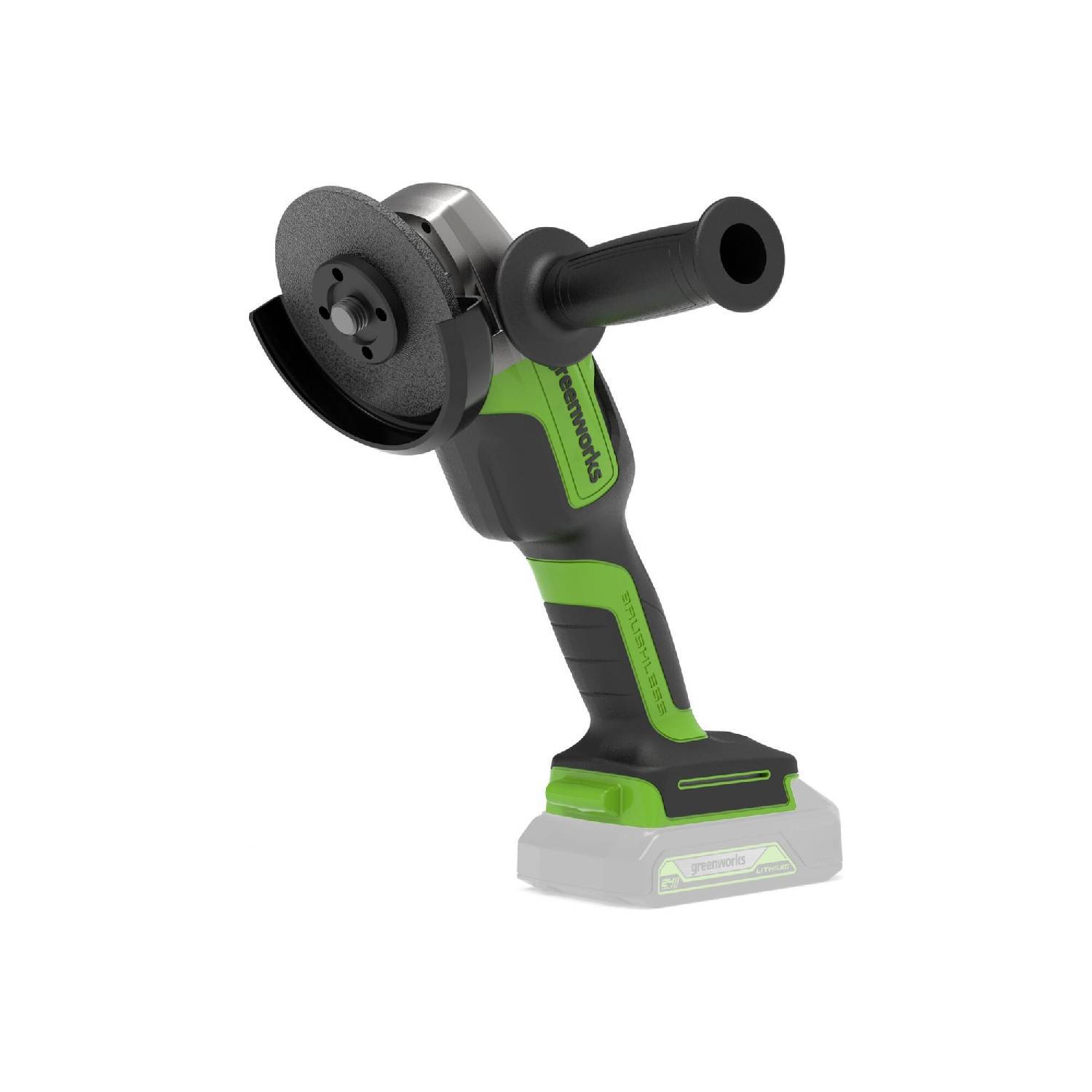 

Аккумуляторная угловая шлифовальная машина Greenworks Gd24agk2