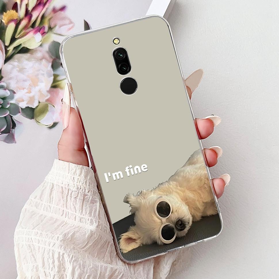 For Xiaomi Redmi 8 Case Lovely Funny Cartoon Cover Soft Silicone Case For Xiaomi Redmi 8 8A Redmi8 Redmi8A Fundas Bumper