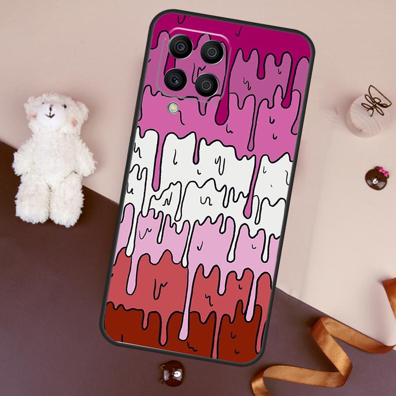 Pastel Kawaii Melting LGBTQ Design Case For Samsung Galaxy M36 M55 M35 M15 M56 M16 M54 M14 M34 M31 M11 M13 M53 M12 M32 M52 M06