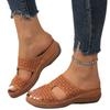 New Oversized Women's Shoes and Slippers with Hollowed-out Rivets and Wedge Heels Devotion
